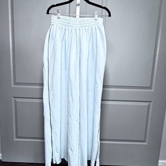 Urban Outfitters Light Blue Wide Leg Pants - Picture 2 of 3